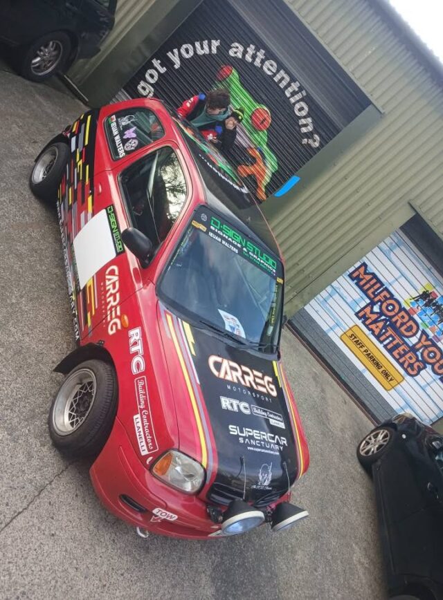 All the best to Ieuan Walters on Kidwelly Motor Club's Motorkhana at Pembrey today. The new livery on the Micra looks great and I'm pleased to be able to provide a little bit of support going into next season.
