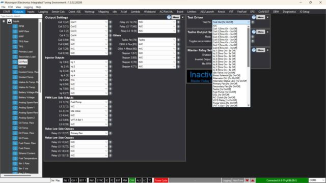 Boxing Day ECU setup on a client's Mazda powered kit car. 
The Motorsport Electronics software is very good and I'm liking the ability to test outputs from the laptop.

Once it's all setup, it will be startup time - probably next week though as I want Motorsport Electronics to 'dial in' just to check settings are all ok. This is a 'plug and play' setup specifically for this engine so should be spot on (although it certainly didn't 'plug'!