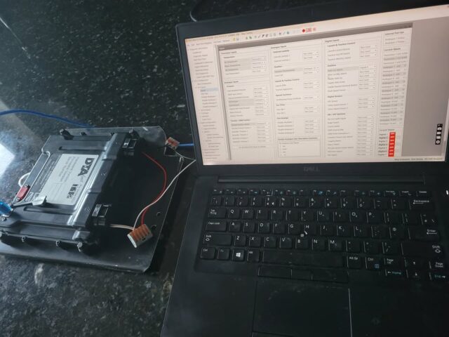I have to say this @DTA ECU is rammed with features. And being so complex, it's a lot easier to configure it on the bench, not while sat in a (cold) workshop!

The  configuration should be finished tonight then it'll be plugged into the new wiring harness and all bench tested before installation on the car and first start up.