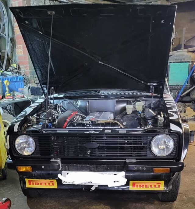 Work on a Sunday morning. I can think of worse cars to be working on though!

I have this and an another car to finish wiring today, then it's on to the next job - ECU swap on a very nice hillclimb and sprint Clio. (Another DTAFast ECU)