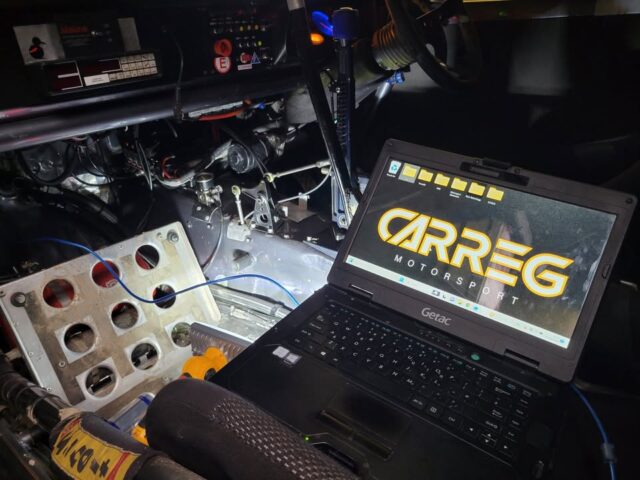 I'm liking my 'new' (to me!) Getac semi-rugged laptop. Great for working in harsh environments like this!