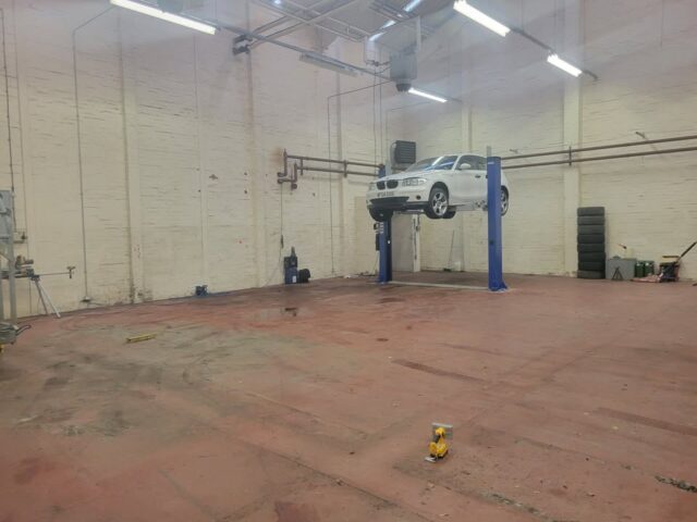 Great to have the first lift installed!  Done professionally with the correct paperwork!